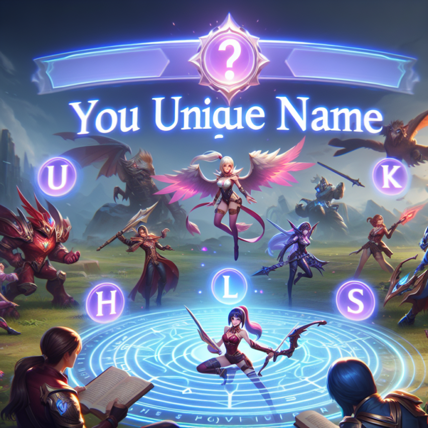 Strategi Memilih Nama Unik di Mobile Legends
