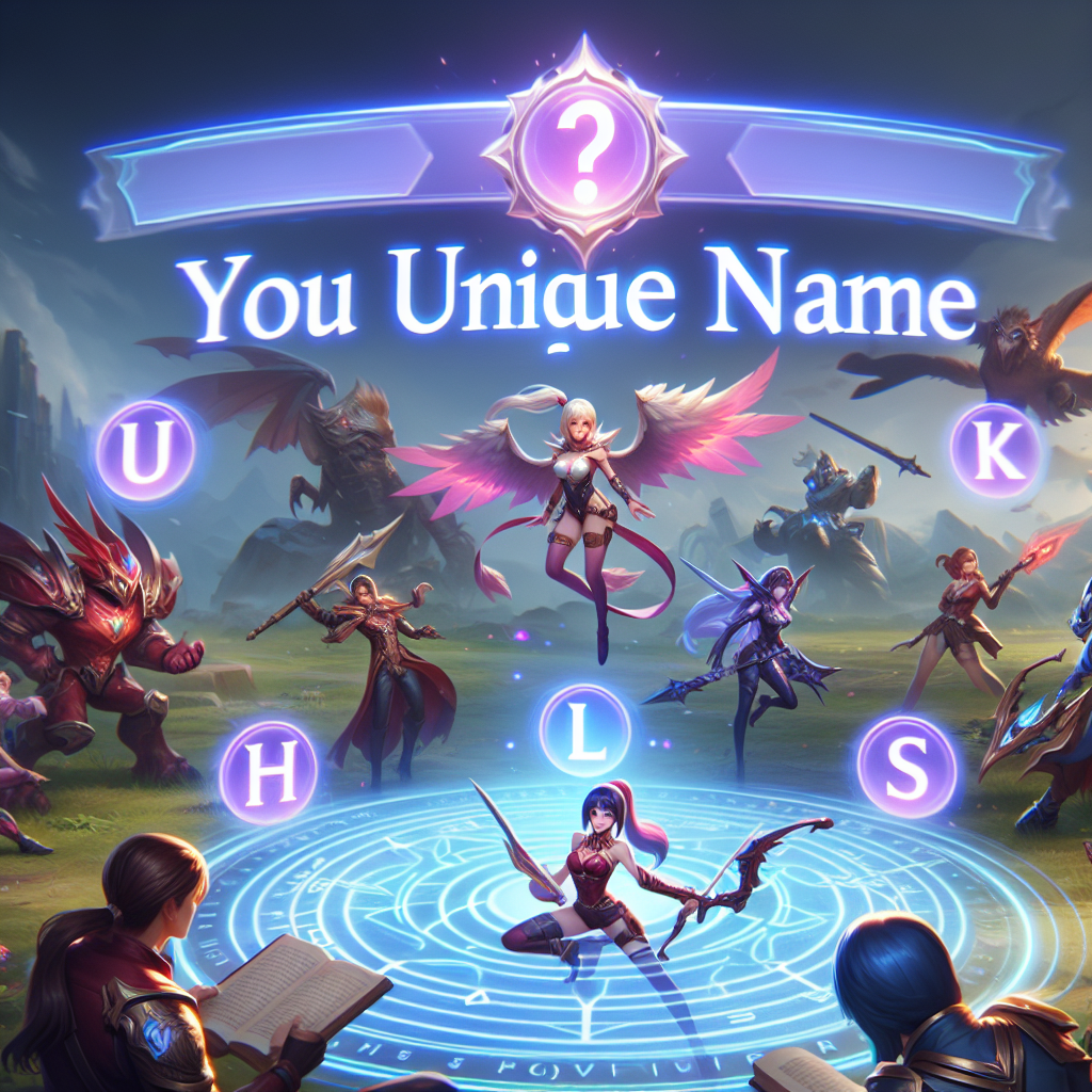 Strategi Memilih Nama Unik di Mobile Legends